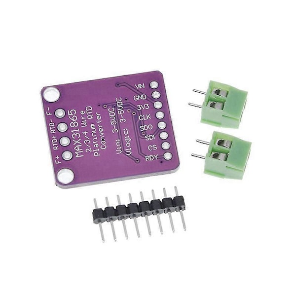 MAX31865 PT100/PT1000 RTD-Till-Digital Omvandlare Kort Temperatur Termoelement Sensor Förstärkare Modul