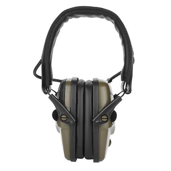 Udendørs jagt-støjreducerende hovedtelefoner (militærgrøn)