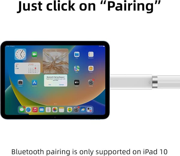 2025 Seneste Model USB C Penneadapter til Apple Pencil 1. Generation Han USB C til Lightning Opladeradapter Stik Bluetooth-parring fo