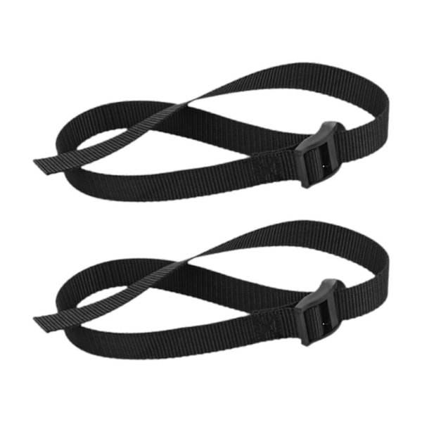 2x Rowing Machine Feet Straps Portable Universal Easy to Install Accessories