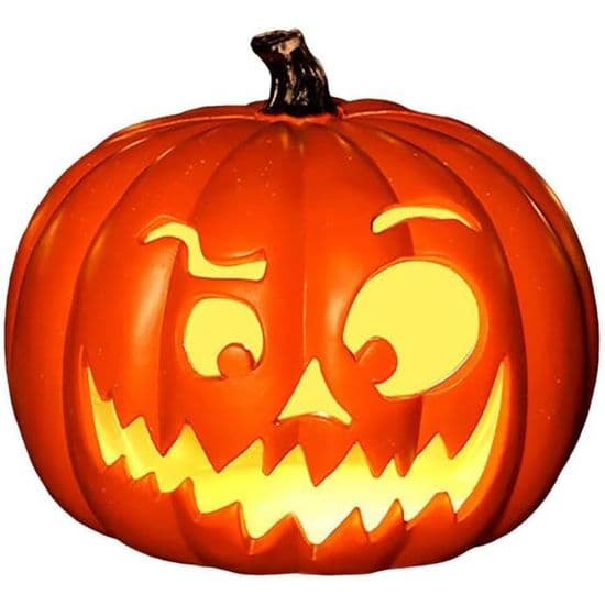 Batteridriven, lysande pumpa utomhusdekoration för Halloween