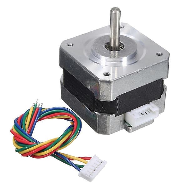 Nema 17 Bipolar Steppermotor 28Ncm 04A 12V 4 Ledning Til CNC/3D Printer
