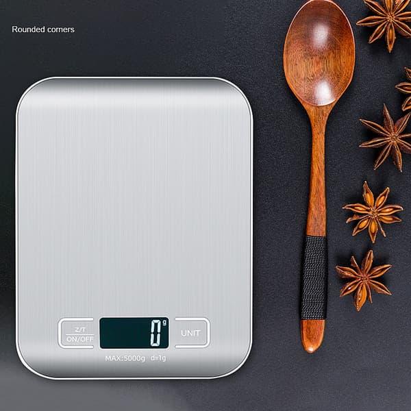 Kitchen Scale Electronic Scale Rechargeable ABS 5kg/1g