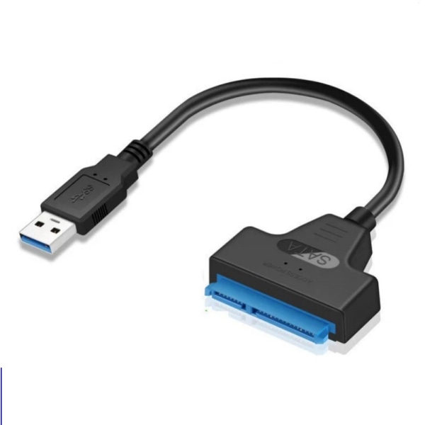 Enkelt USB-konvertering SATA-adapterkabel 2,5 tommer