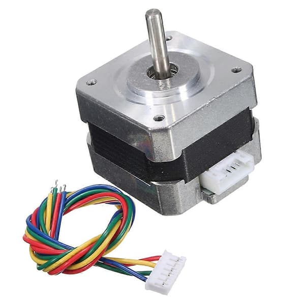Nema 17 Bipolar Steppermotor 28Ncm 04A 12V 4 Ledning Til CNC/3D Printer