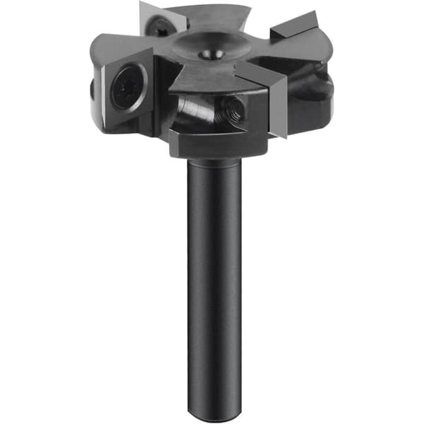Overfræserbit - 8 mm skaft - 40 mm diameter - Overfladefræserbit med 4-vinget høvlebit - DPZO