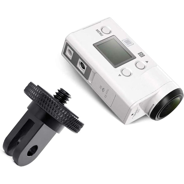 Set 2 adaptor trepied kamera, Ephe, kompatibel med GoPro Hero10/Insta360 ONE X2/Go 2/Xiaomi Yi, Aluminiu, Negru