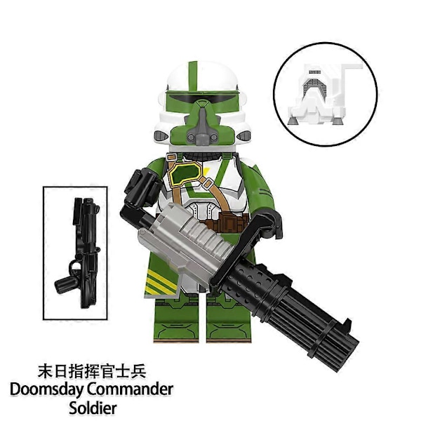 8 stk/sett Minifigurer Byggeklossleker Sett