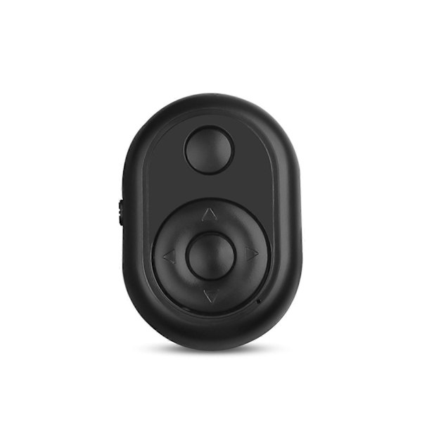 Mini Trådlös Fjärrkontroll BT Fjärrutlösare Sida Vändare - svart