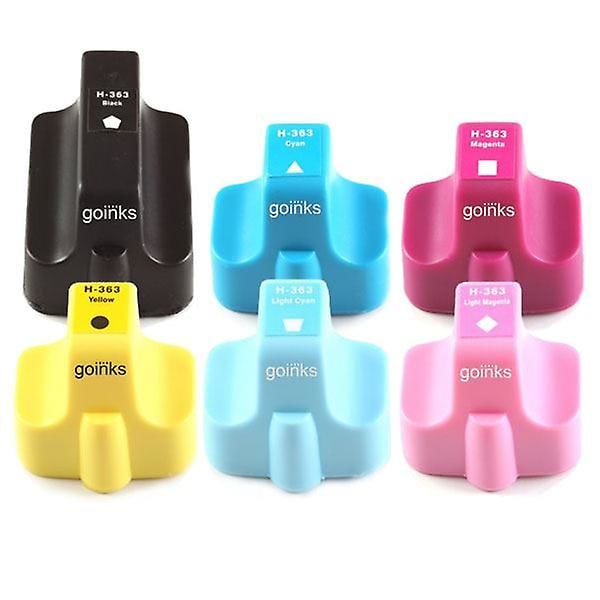 1 Compatible Set of 6 HP 363 (HP363XL) Printer Ink Cartridges