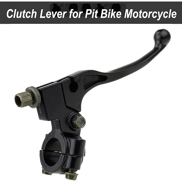 22mm Pit Dirt Bike Front Clutch Brake Lever Frame Clamp Holder For 50-125cc Crf