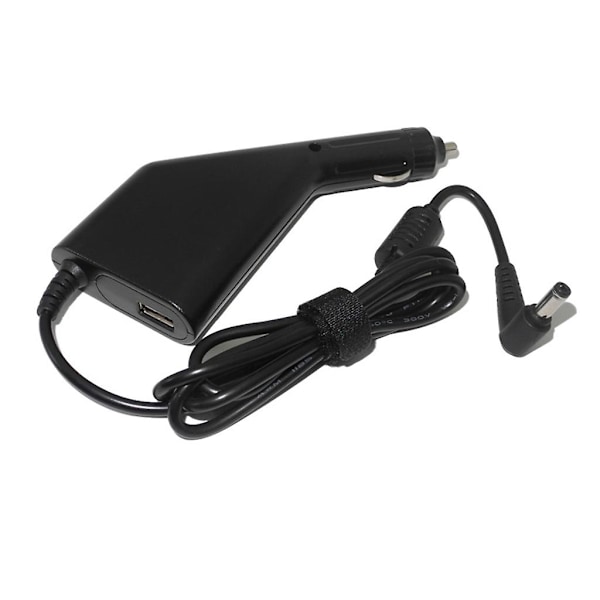 Universal 19V 4.74A 45W 65W 90W Biloplader til Notebook Computer 5V 2.1A USB