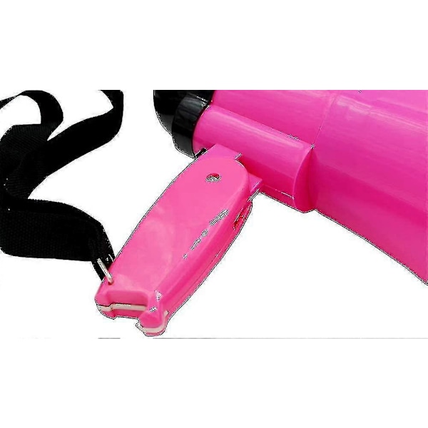 Bärbar Megafon Bullhorn (30 Watt) - Inbyggd Musik, Justerbar Volym och Bekväm Rem