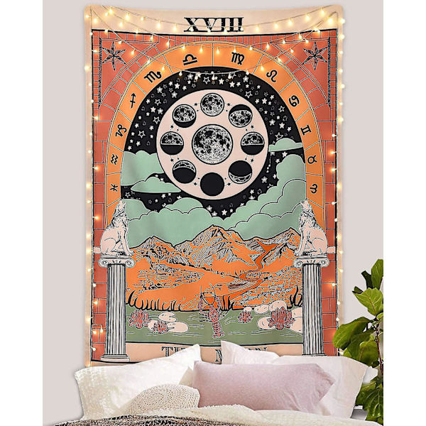 Stjerne Gobelin Måne Tarot Gobelin  YIY  SMCS.9.27