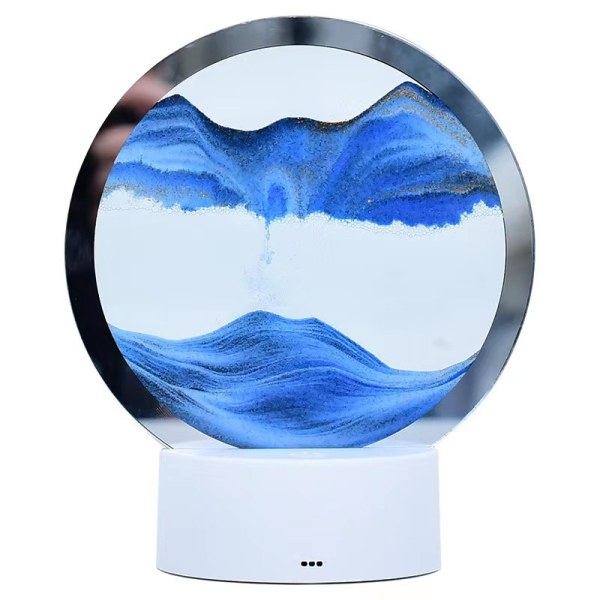 3D flydende sand kreativ kunst flydende bordlampe