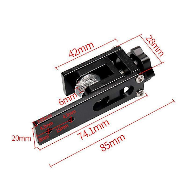 Uppgraderingskit X-axel och 2040 4040 Y-axel Synkron Remsträckare Rätare Spännare för Creality Ender-3/3 Pro/CR-10