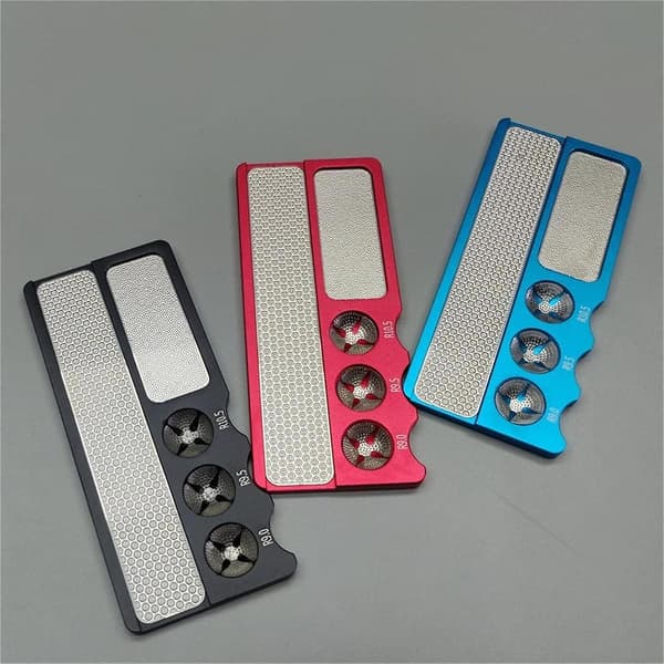 Tip Tool Professionel Pool Tip Radius Shaper & Flat Scuffer Form & Scuff Caram Snooker Pool Kø Tip Tilbehør Blå