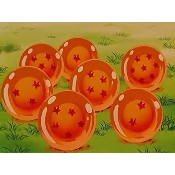 Dragon Balls Komplett Set I Presentförpackning Med Alla 7 Glaskulor