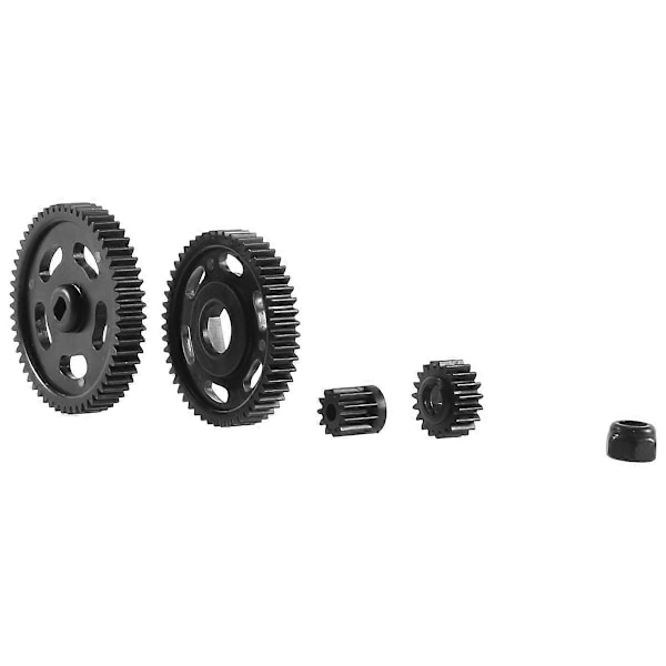 mission Stål Spur Gear Set för 1/24 RC Crawler Axial SCX24 AXI90081 AXI00002 C10 AXI00001 Uppgradering