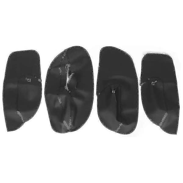 Lhd Dørpanel Cover Til - Golf 4 Mk4 1998 - 2005 Bildør Armlæn Panel Cover Sticker Sort