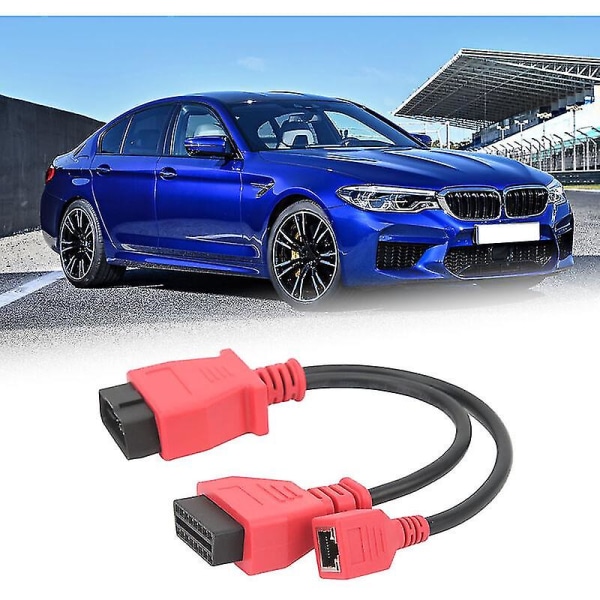 Programmeringskabelkontakt Obd2 Ethernet-kabeladapter for Autel Ms908 Pro Ms908s Pro Maxisys Elite Im608 for F Chassis