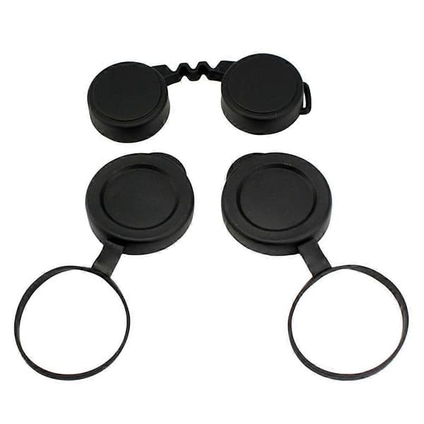 1 Set Kikare Objektivskydd Gummi Objektivlock för Skydd