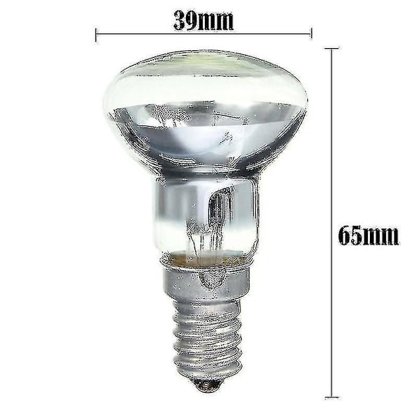5 stk. erstatningslavalampe E14 R39 30w spotlight skrue i glødelampe xc