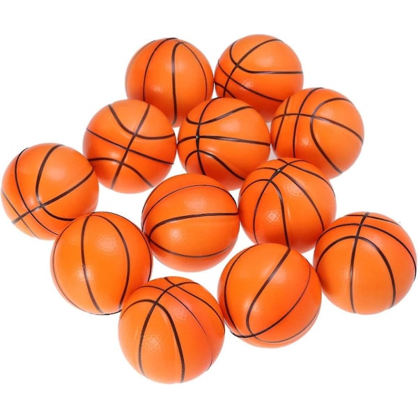 Basket Stressbollar Mini Basket För Barn Små Mjuk Basket Sport Festdekoration Favors Goodie Toys 12st