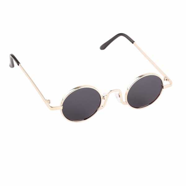 Retro Trend Solbriller Runde Innfattede Solbriller