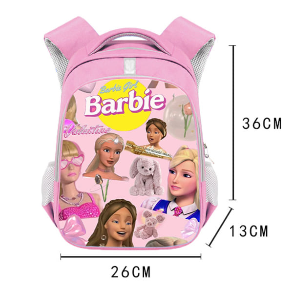 Barbie Princess Skolväska, Cartoon Student Ryggsäck