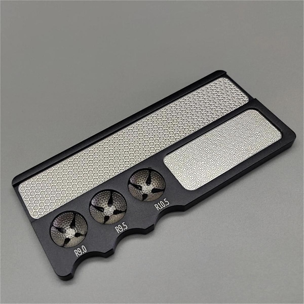Tip Tool Professional Pool Tip Radius Shaper & Flat Scuffer Shape & Scuff Carom Snooker Pool Cue Tip Accessories Blå