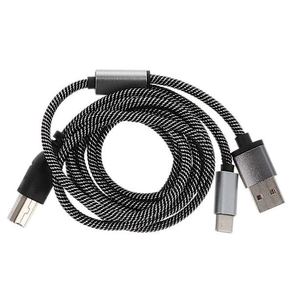 1,4 m Midi Otg-kabel Usb-c till Usb-b-sladd för elektroniska musikinstrument