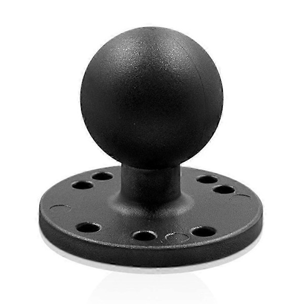 Aluminium Rund Monteringsbase med 1,5 Tommers Gummikule Motorsykkel Monteringsbase for Telefon Kamera, St p2024112662