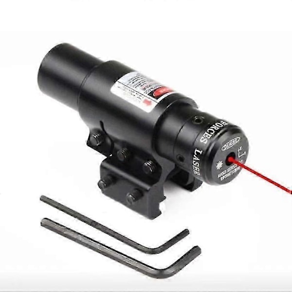 Mini-infrapunalaser tähtäin ylös, alas, vasemmalle ja oikealle säädettävä laser taskulamppu korkea läpäisykyky linssi opettajan kynä instrumentti (punainen valo + 11 ja 22mm)