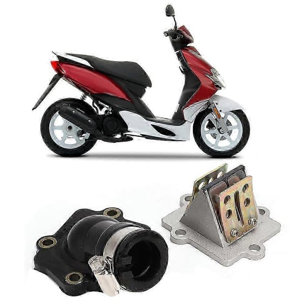 Reedventil & indsugningsstuds til Yamaha Jog 50 karburator CY50