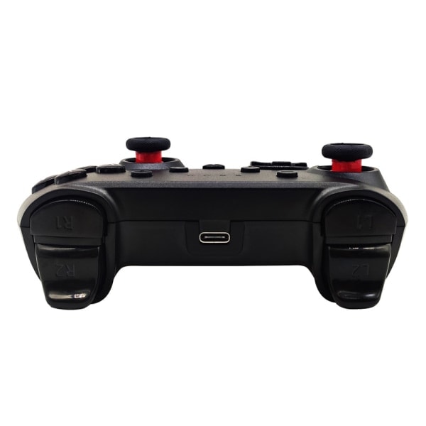 Trådlös Pro-kontroller för Switch/Switch Lite Remote Pro Controller Gamepad Joystick, Gyro Axis, Justerbar Turbo och Motion Support Wake Up（Röd-Blå）