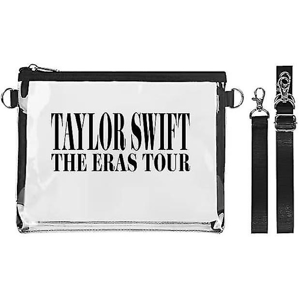 Taylor läpinäkyvä laukku stadionille hyväksytty Swift Eras-kiertueelle (stylea)