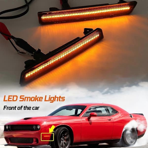 Til Dodge Challenger 2015-2020 Sidemarkeringsblinklys Parklys Lamper