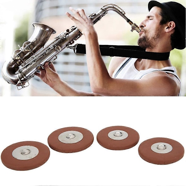 28-pack Saxofonläderdynor i olika storlekar, ersättningsset för sopran-saxofon