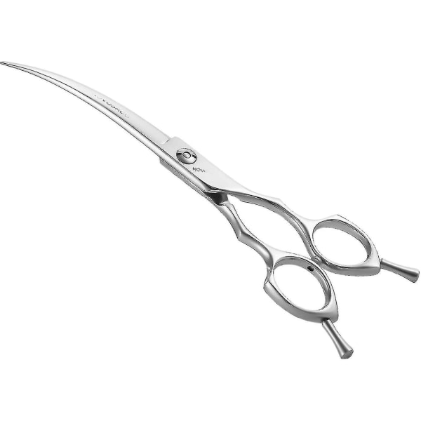 7 Inch Curved Dog Scissors - Professional Dog Scissors - Pet Grooming Scissors