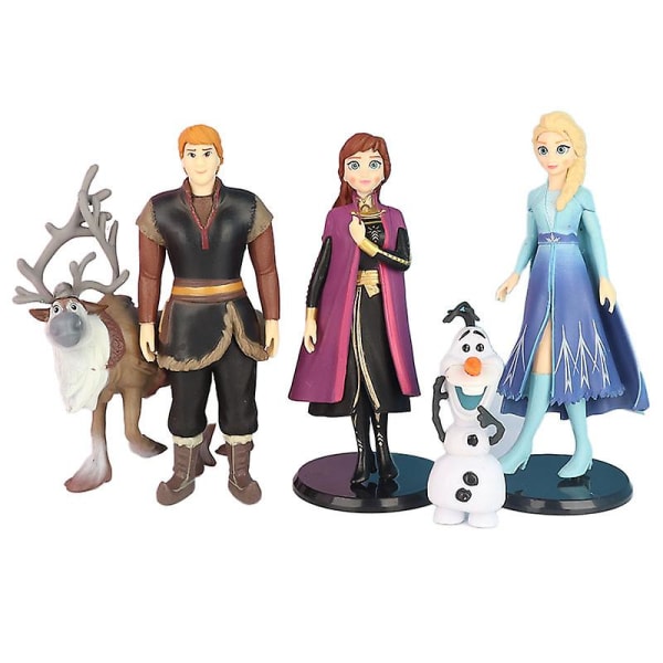 5 Frozen Toy Set Frozen 2 Elsa Anna Elsa Snow Baby Prinsessa Lelu Nukke