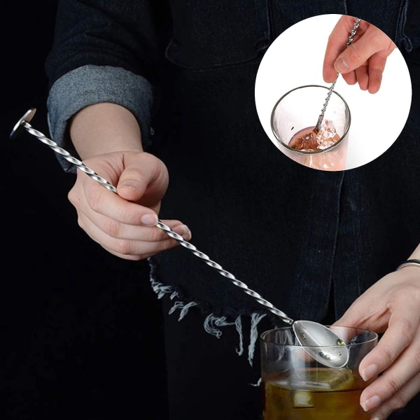 Mixer Cocktailskje Bartenderverktøyskje (25,5 cm)