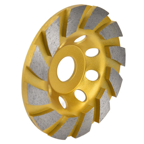 115mm Turbo Diamantsegment Koppslip Skive Rask Kutting Betong Slipeskive for Mursliper