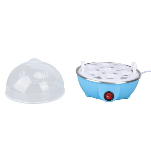 Kylling Egg Cooker Lag Opptil 7 Store Kokte Egg Anti Dry Burning Automatisk Slå Av Egg Poacher Med Varmeplate EU Plugg 110V Blå