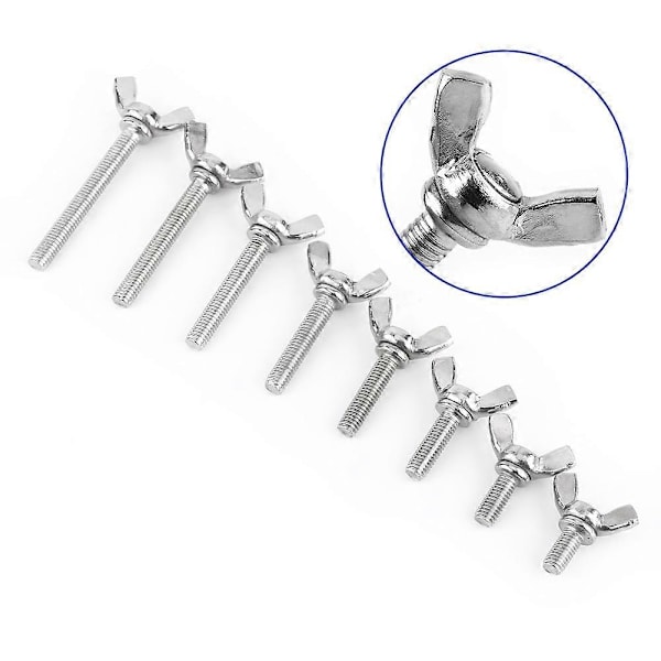 5 kpl M5 Siipipultteja Siipiruuveja Ruostumattomasta Teräksestä Siipipultteja Ruuvi Peukalo Käsiruuveja [M5*10mm]