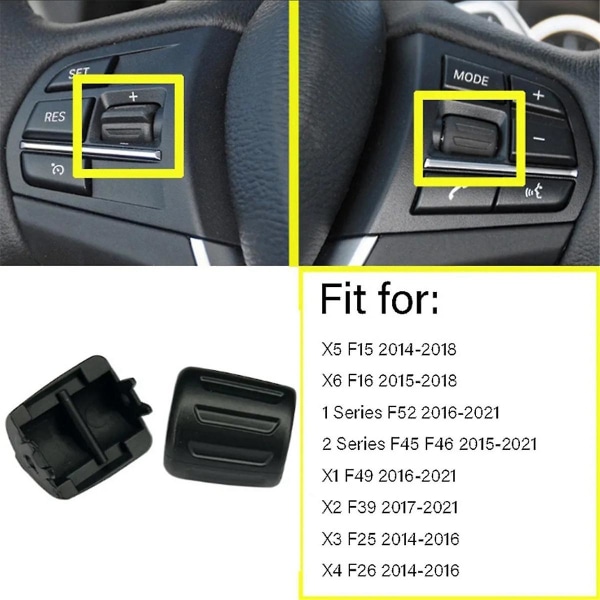 Multifunksjonsknapp for bilratt, passer til 1 2-serie X1 X2 X3 F25 X4 F26 X5 F15 X6 F16