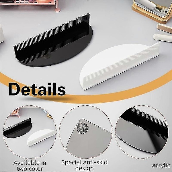 2 stk. Hår Extensions Holder Akryl Hårfarve Stativ Display Hår Extensions Stand Organizer Bærbar
