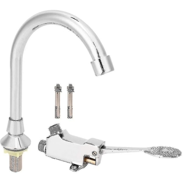 Foot Pedal Faucet Bathroom Sink Faucet Set Medical Laboratory Foot Pedal Si