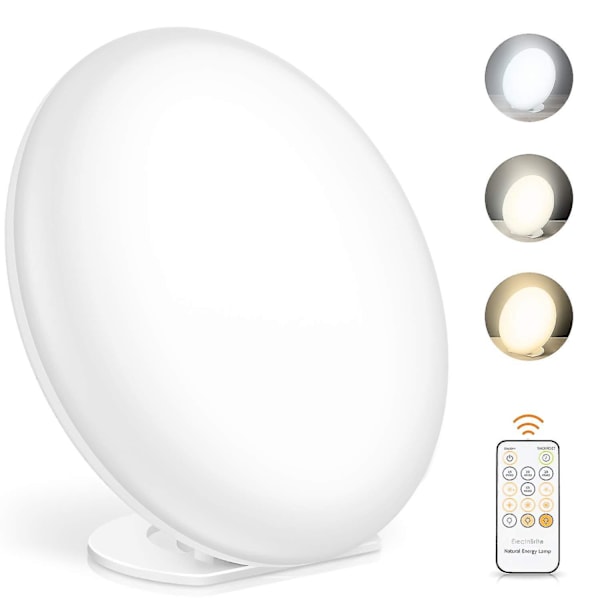 Ljusbehandlinglampa/SAD-lampa 12000 Lux Bärbar Naturligt Solljuslampa LED Ljuslåda 3 Färglägen, 5 Ljusstyrkenivåer 5.29