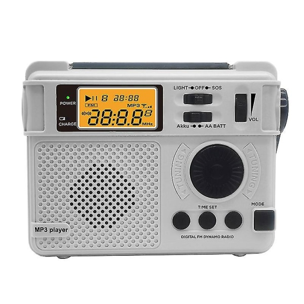Outdoor Emergency Radio Bluetooth Retro/tf-kortti